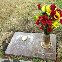 headstone engraving