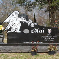 headstone engraving