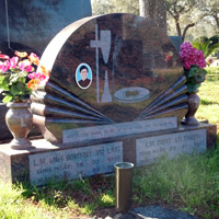 headstone engraving